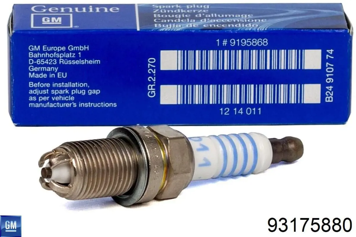 Купити 93175880 General Motors Свічка запалювання
