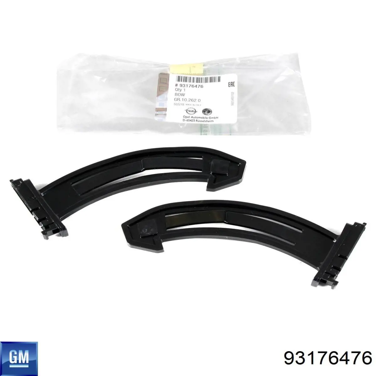 93176476 General Motors Петля (напрямна) бардачка, ящика рукавички
