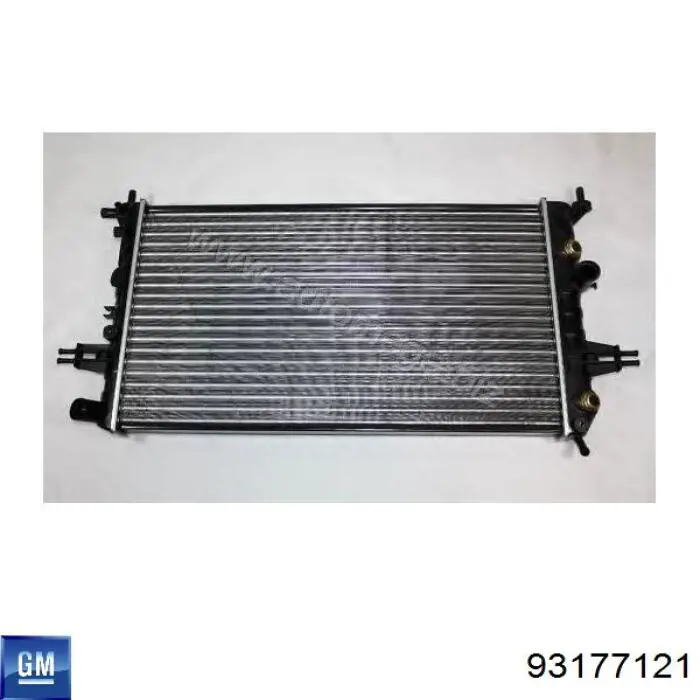 Радіатор основний General Motors 93177121 ціна, від 52.11 USD