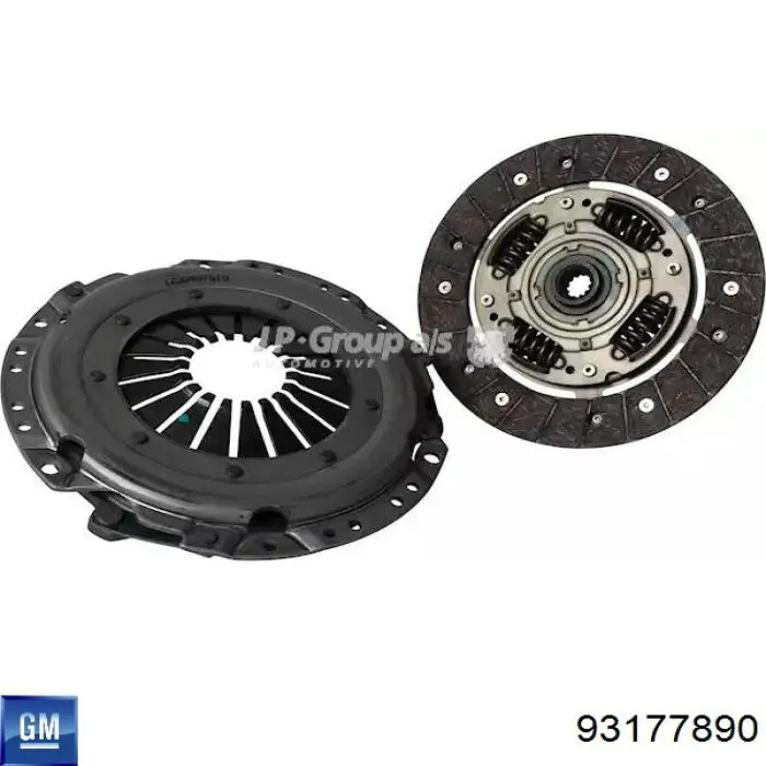 Комплект прокладок двигуна, нижній 93177890 General Motors