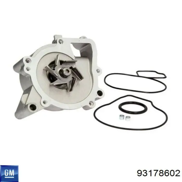 Помпа охолодження General Motors 93178602 ціна, від 47.03 USD