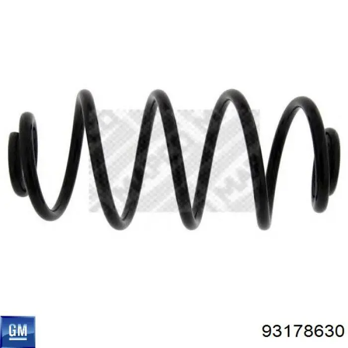 93178630 General Motors Пружина підвіски задня