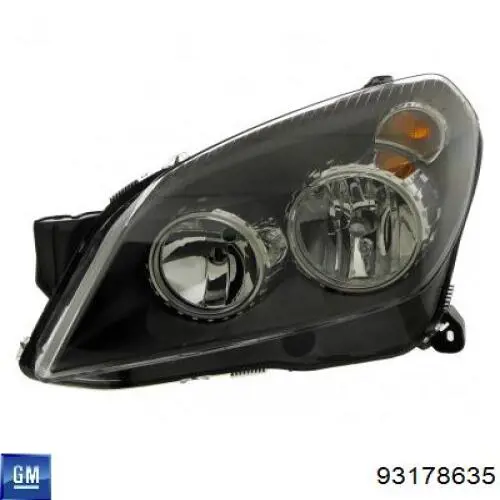 93178635 General Motors Фара дальнього світла в зборі