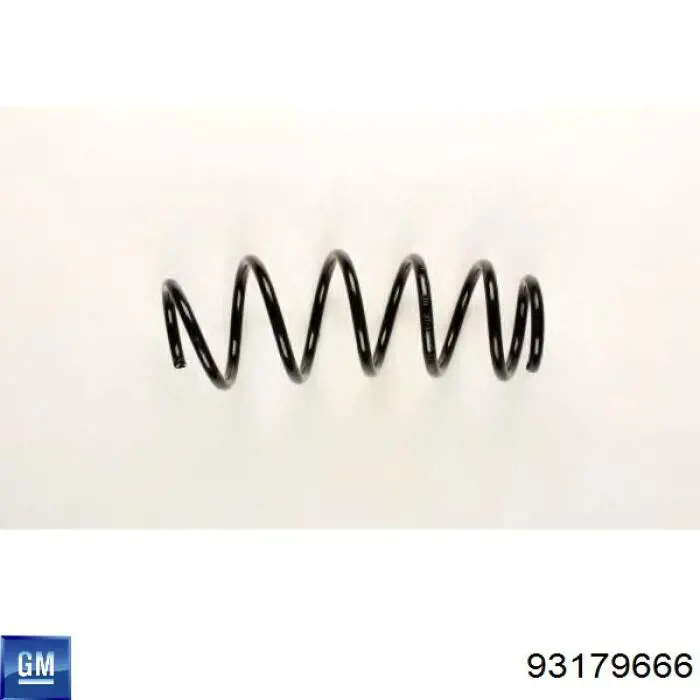 Задні пружини 93179666 General Motors