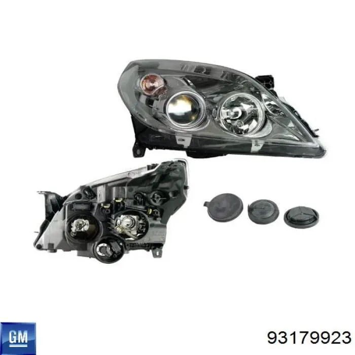 Фара права 93179923 General Motors
