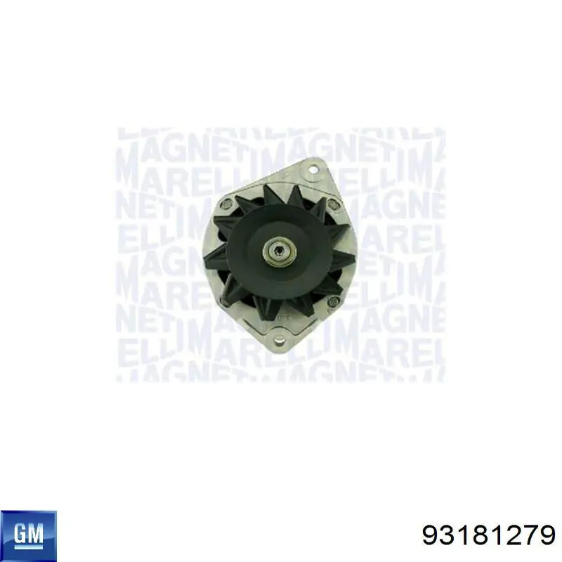 Купити 93181279 General Motors Стійка амортизатора задня