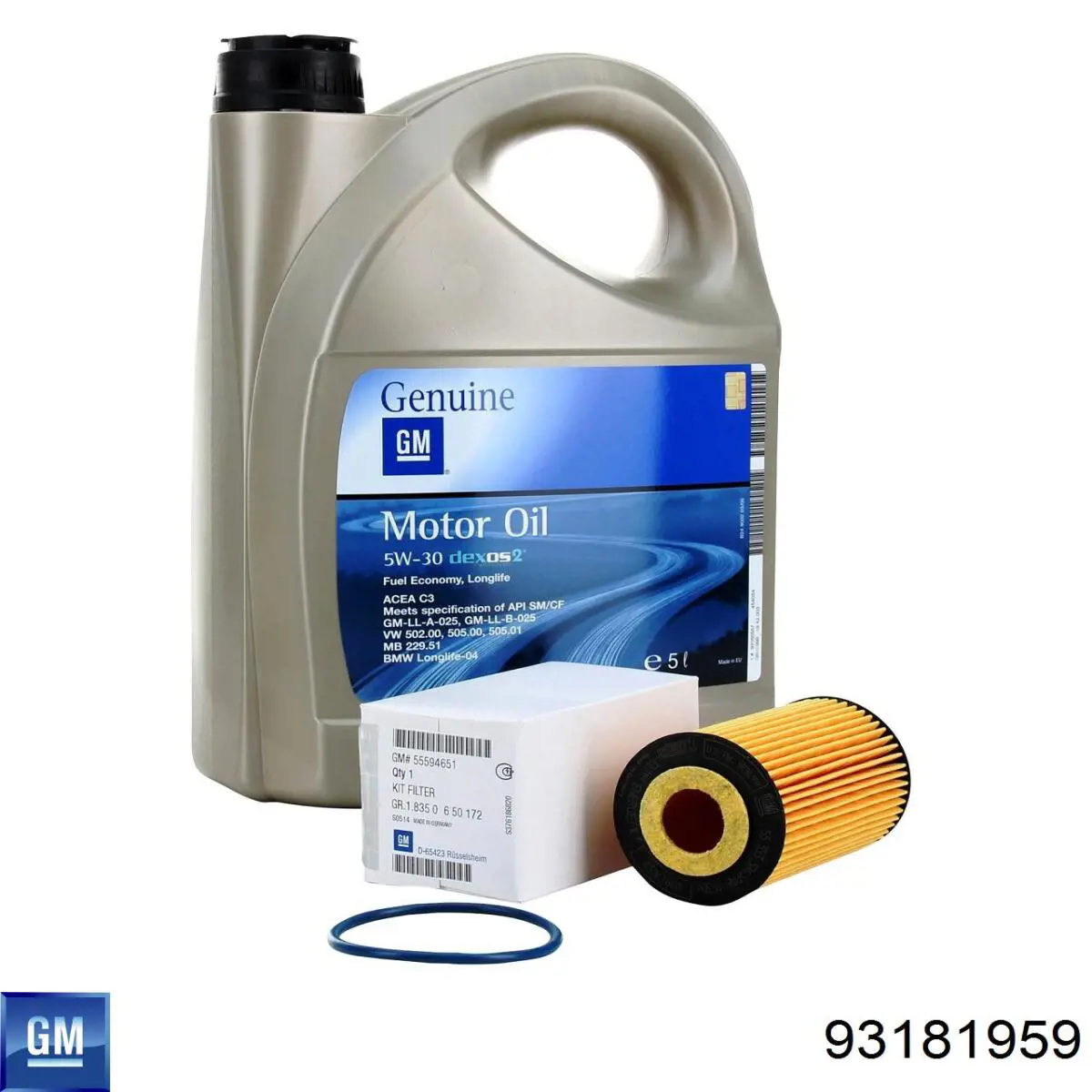 Ремкомплект маслянного насосу 93181959 General Motors