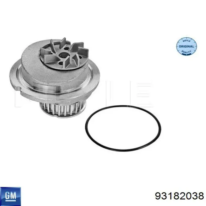 Помпа охолодження General Motors 93182038 ціна, від 33.82 USD