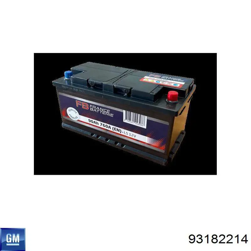 Купити 93182214 General Motors Автомобільна батарея