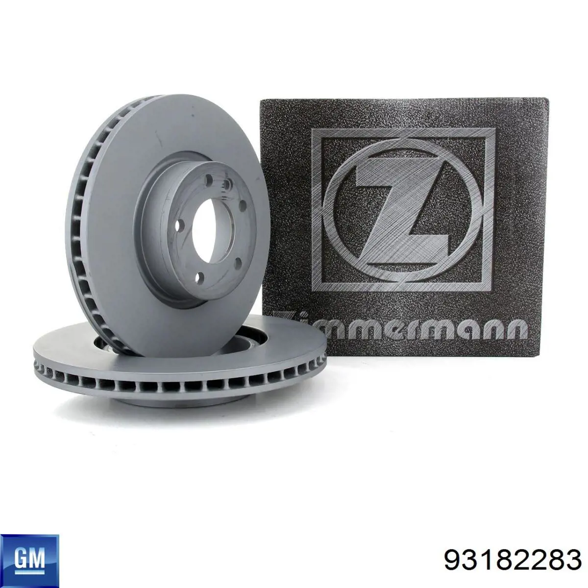 Диск переднього гальма General Motors 93182283 ціна, від 44.34 USD