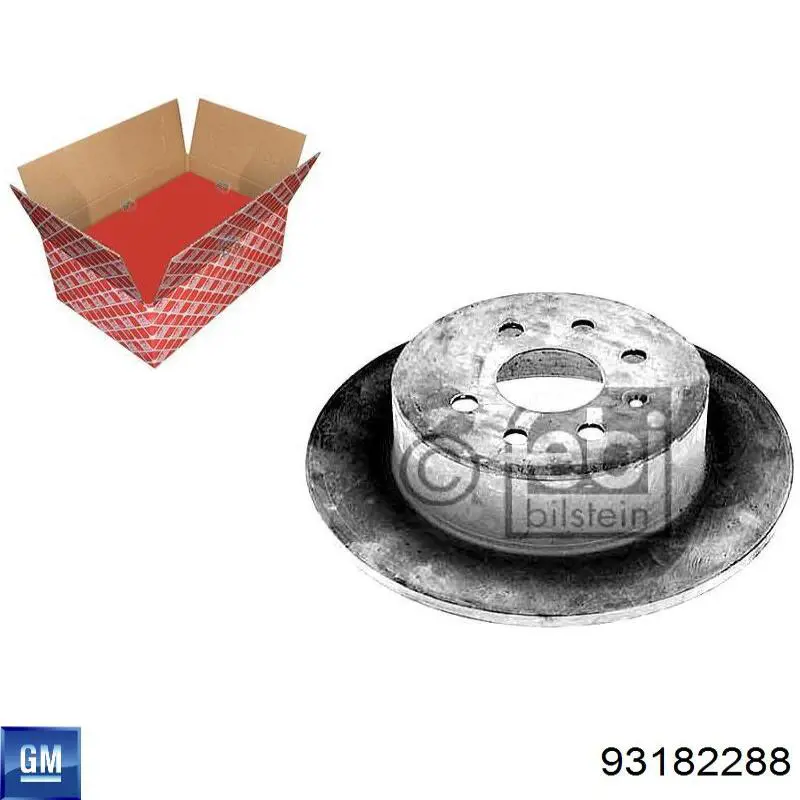 Задні дискові гальма General Motors 93182288 ціна, від 31.99 USD