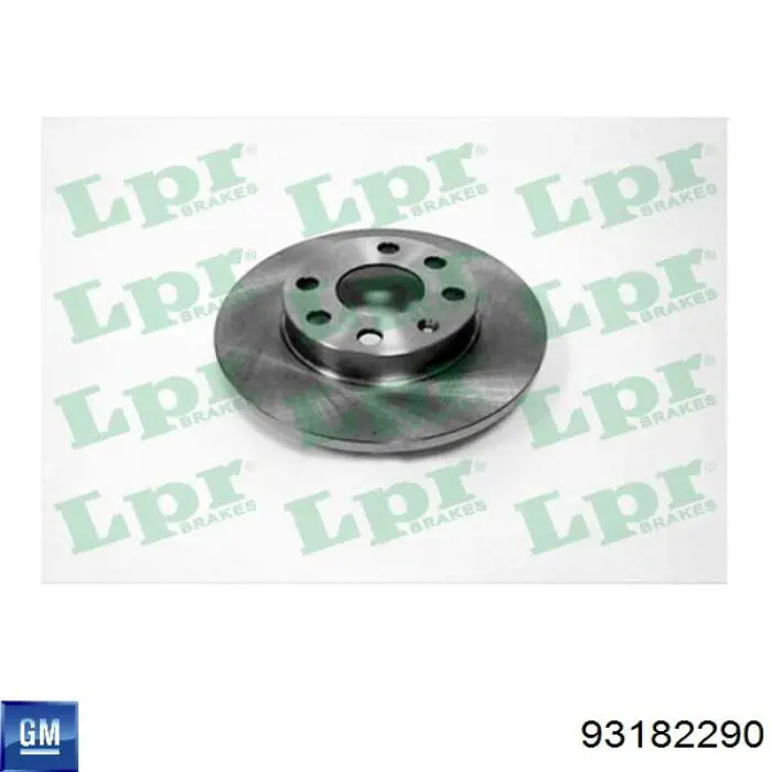 93182290 General Motors Гальмо дискове переднє