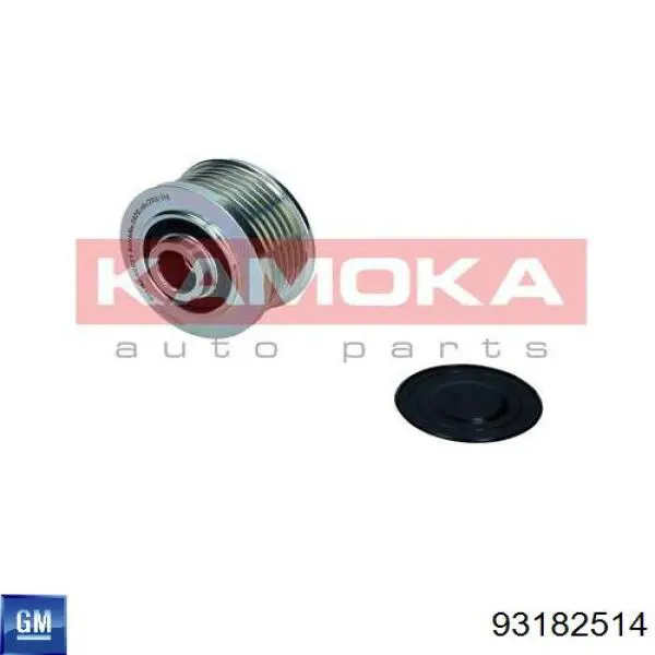 93182514 General Motors Обгонна муфта генератора