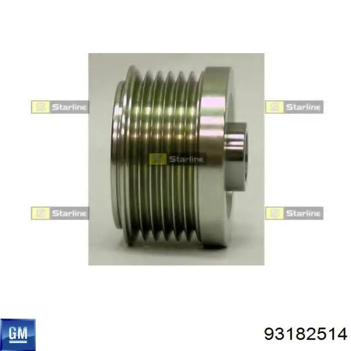 Інерційний шків General Motors 93182514 ціна, від 29.41 USD