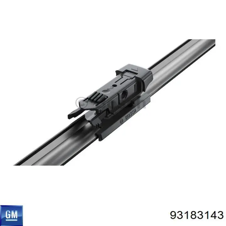 Щітка-двірник лобового скла, пасажирська General Motors 93183143 ціна, від 38.24 USD
