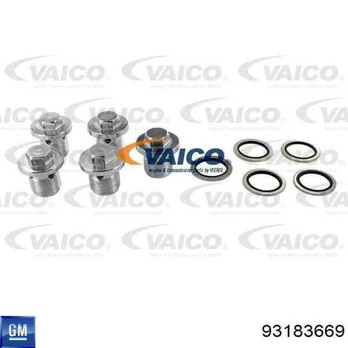 Пробка піддона двигуна General Motors 93183669 ціна, від 3.20 USD