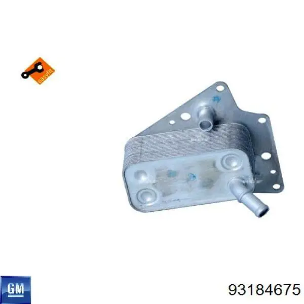 Купити 93184675 General Motors Радіатор масляний (холодильник), під фільтром