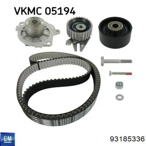 Зубчастий ремінь General Motors 93185336 ціна, від 27.48 USD