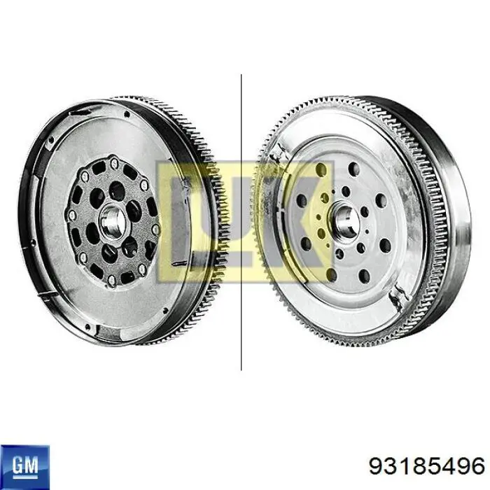 Маховик двигуна General Motors 93185496 ціна, від 337.41 USD