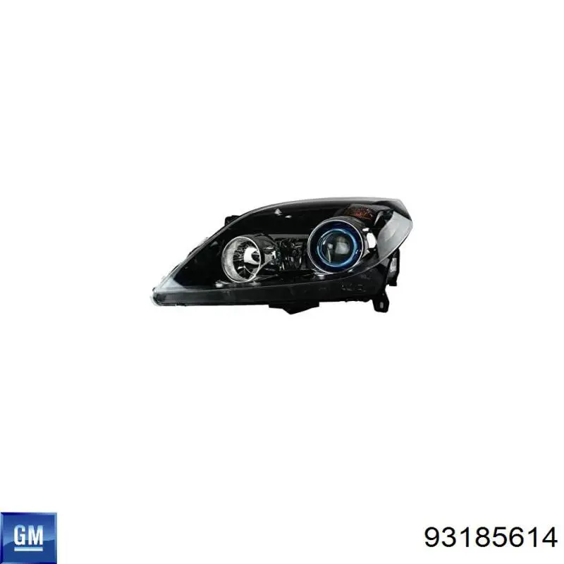 93185614 General Motors Фара дальнього світла в зборі