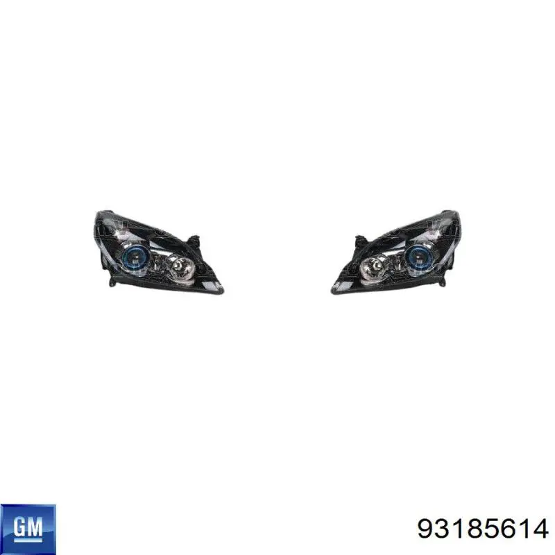 Фари General Motors 93185614 ціна, від 240.66 USD