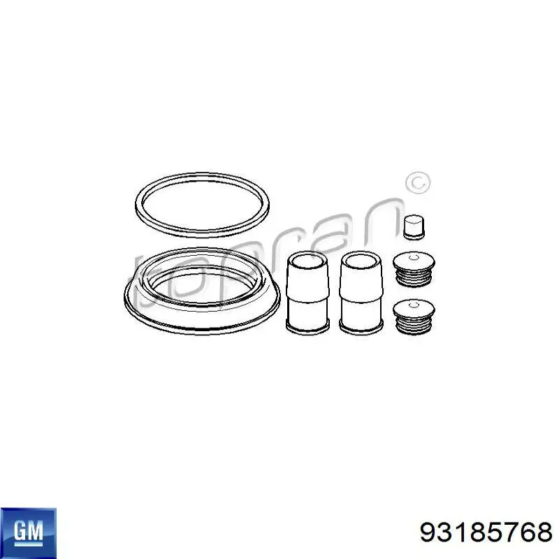 Ремкомплект супорту гальмівного переднього Volvo 30671544 ціна, від 7.99 USD