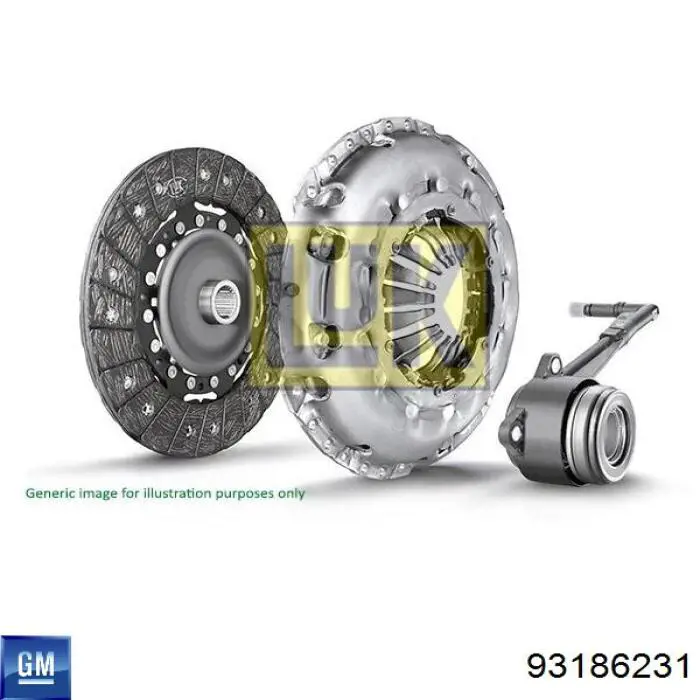 Зчеплення General Motors 93186231 ціна, від 21.88 USD