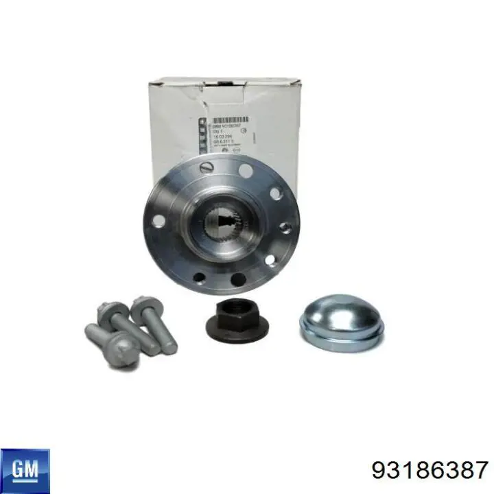 Передня маточина 93186387 General Motors