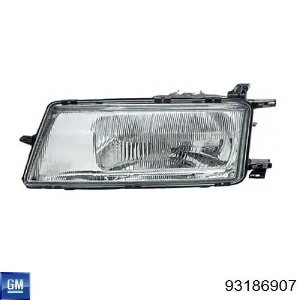 93186907 General Motors Комплект прокладок двигуна, верхній