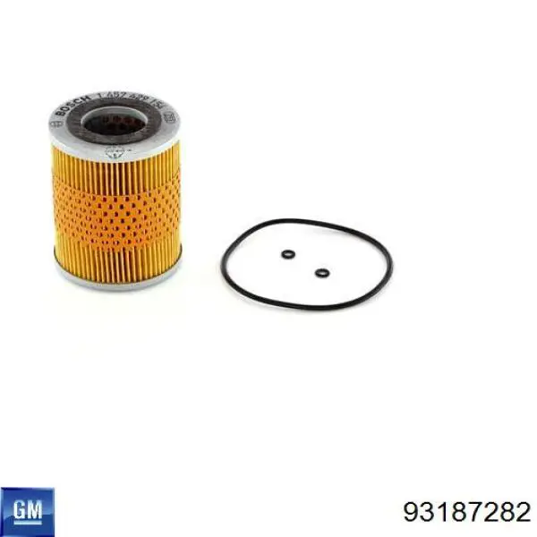 Масляний фільтр двигуна General Motors 93187282 ціна, від 6.03 USD