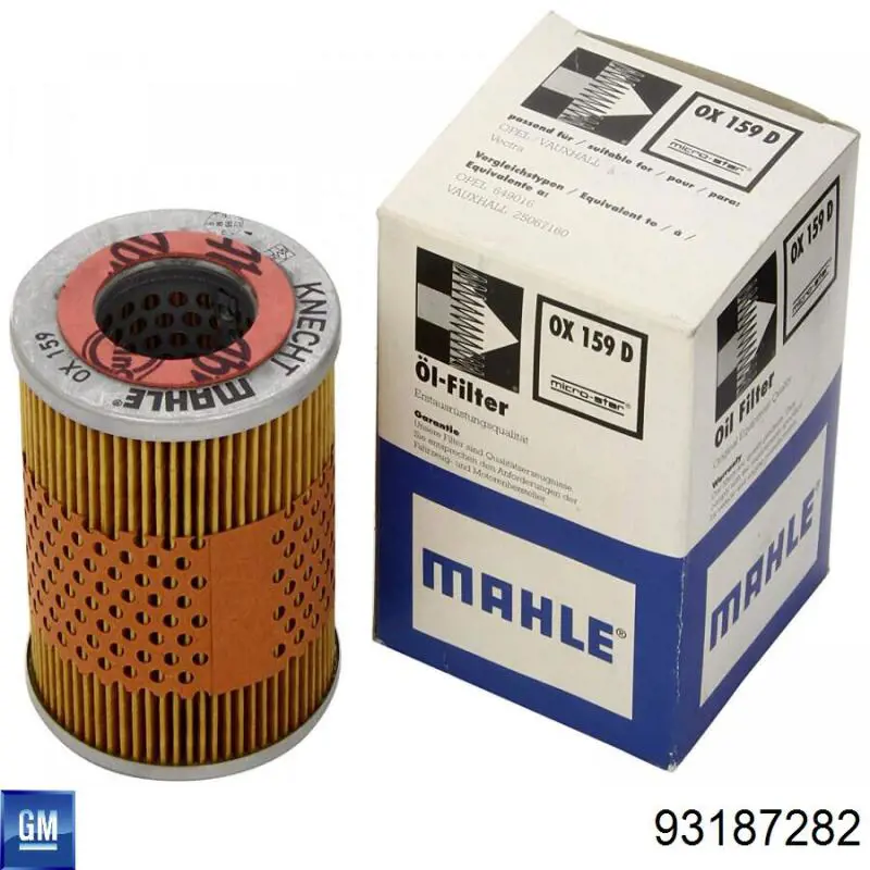Купити 93187282 General Motors Фільтр очищення масла відцентровий