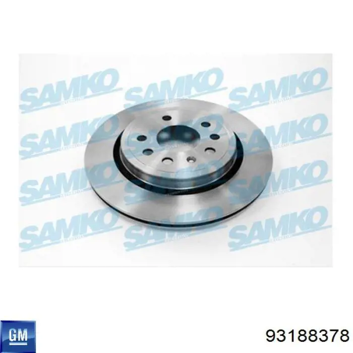 Задні дискові гальма General Motors 93188378 ціна, від 41.84 USD