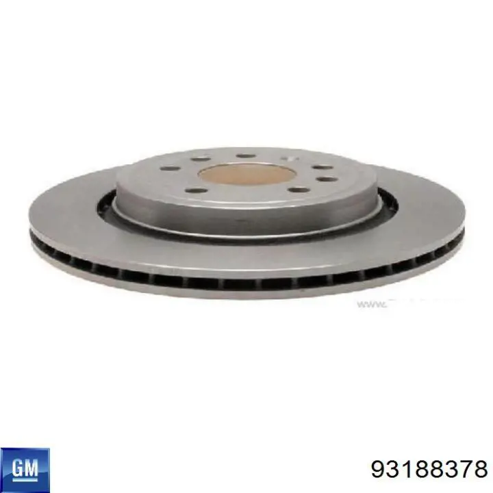 Купити 93188378 General Motors Диск заднього гальма