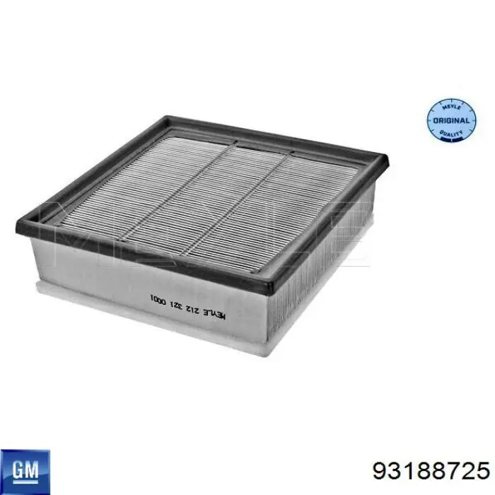 Купити 93188725 General Motors Автомобільний фільтр повітря