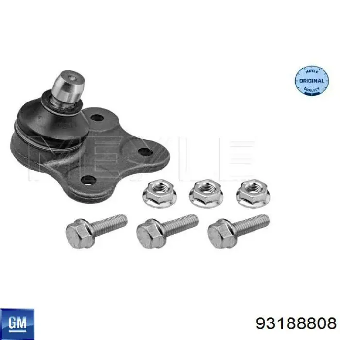 Кульова опора, нижня General Motors 93188808 ціна, від 11.73 USD