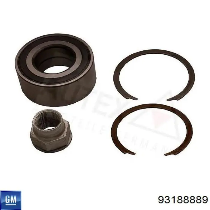 93188889 General Motors Підшипник маточини передньої