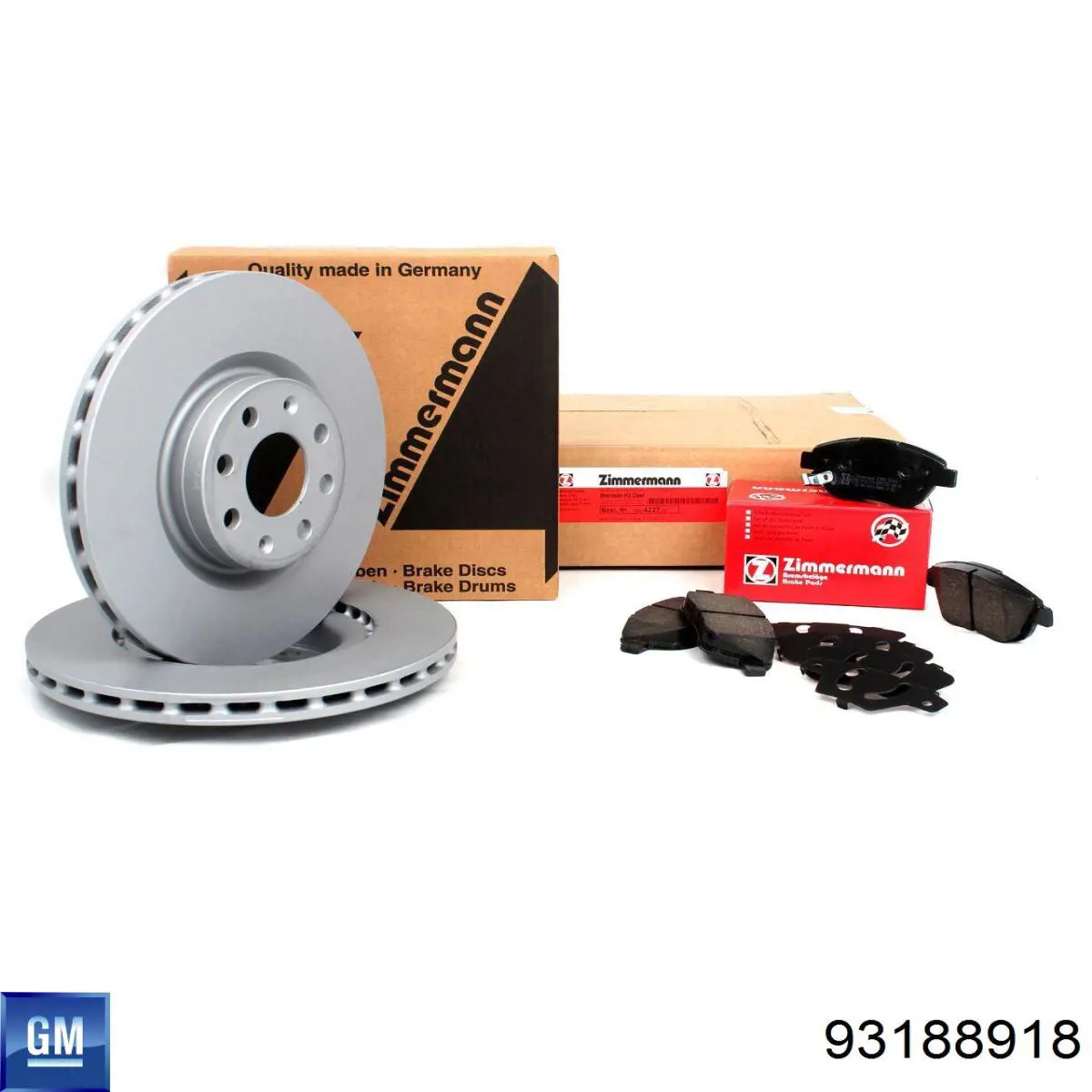 Диск переднього гальма General Motors 93188918 ціна, від 34.05 USD