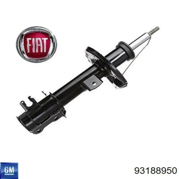 Амортизатор передньої підвіски, лівий General Motors 93188950 ціна, від 66.94 USD