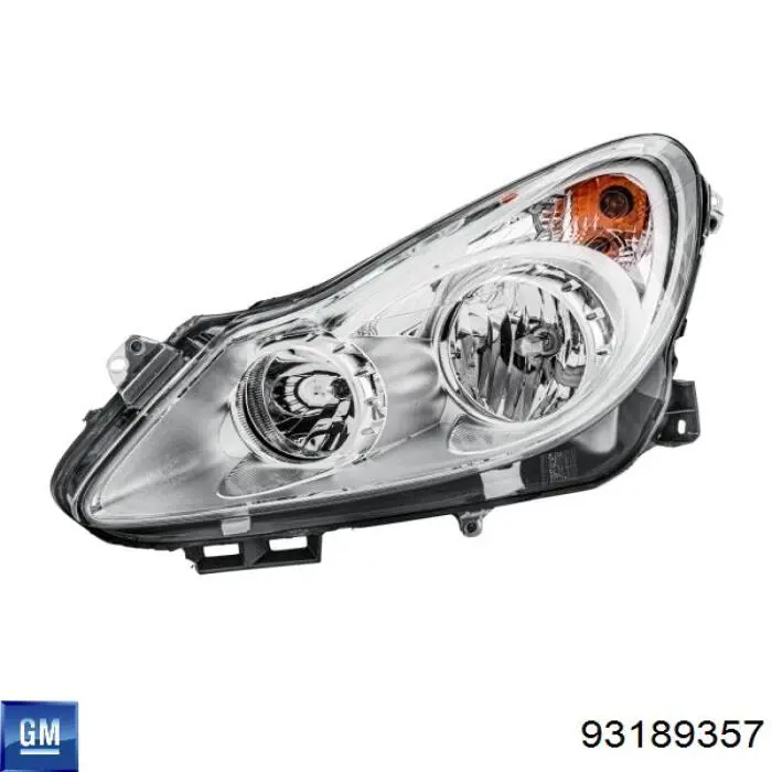 Фара ліва 93189357 General Motors