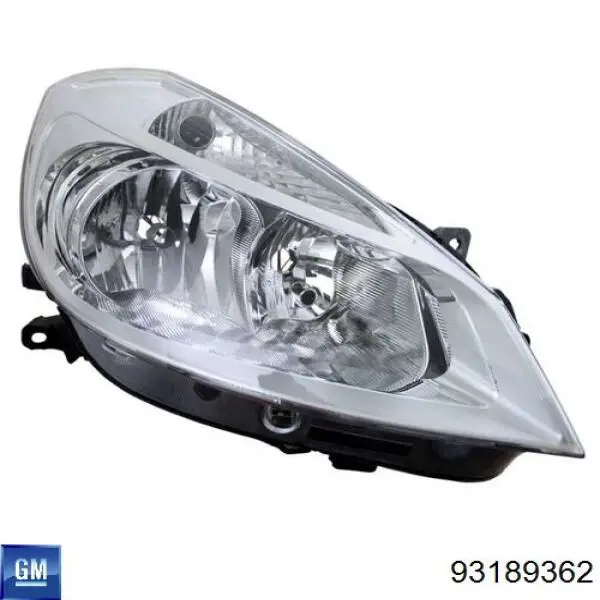 Купити 043380 VALEO Права блок фара
