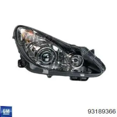 Фара комбінована, передня General Motors 93189366