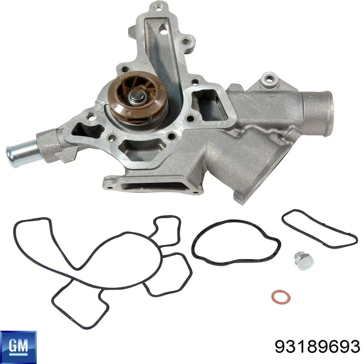Помпа охолодження General Motors 93189693 ціна, від 46.22 USD