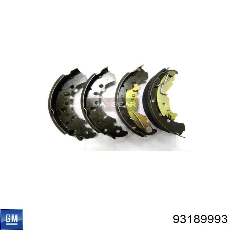 Колодки гальмові задні, барабанні General Motors 93189993 ціна, від 27.08 USD
