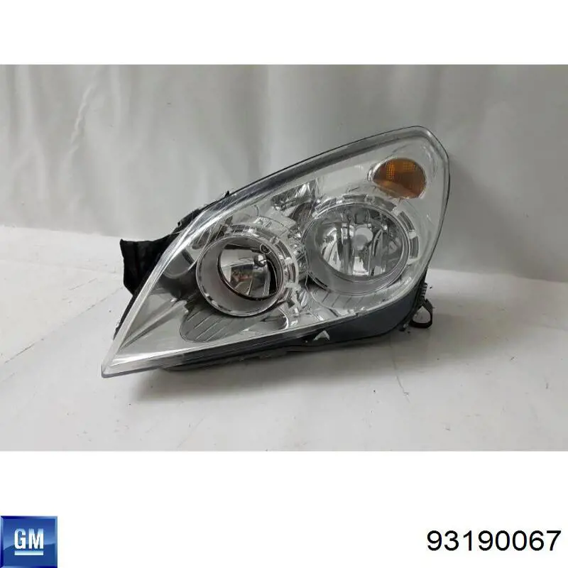 Фара ліва 93190067 General Motors