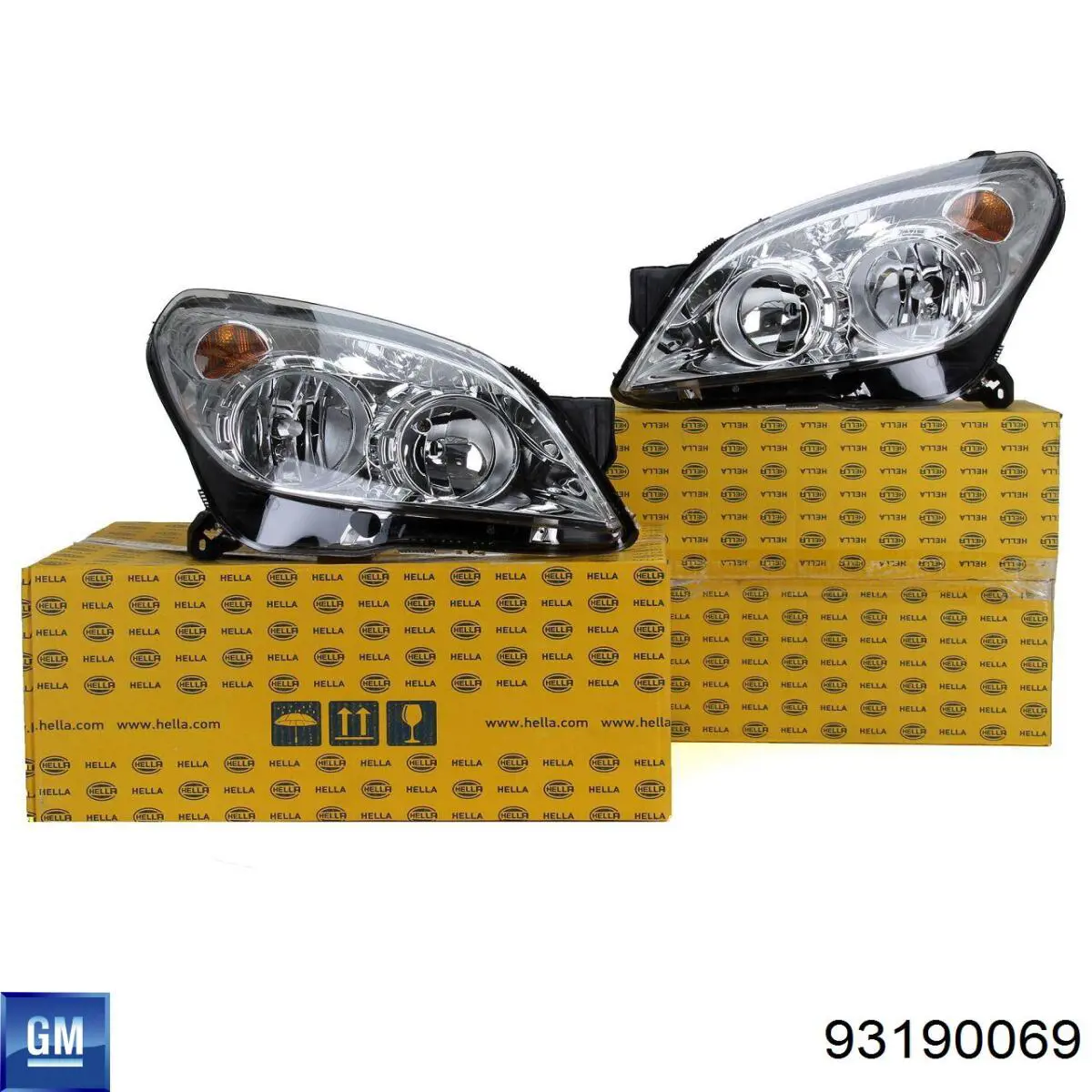 Купити 93190069 General Motors Фара ліва передня