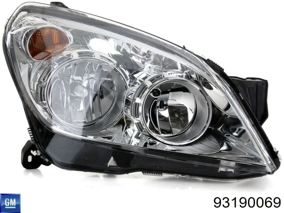 Фари General Motors 93190069 ціна, від 115.16 USD