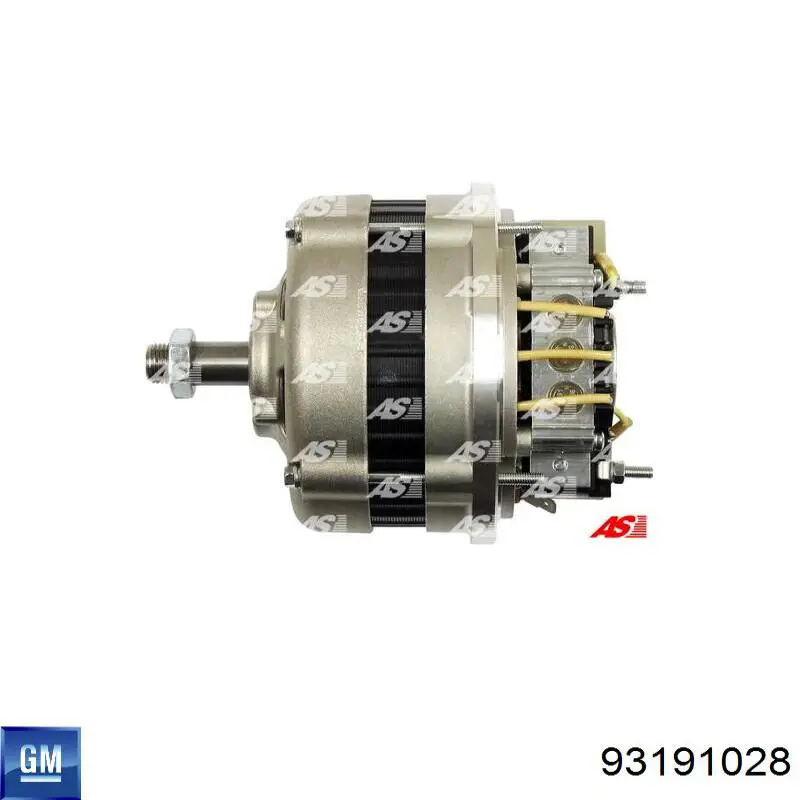 Амортизатор задній 93191028 General Motors