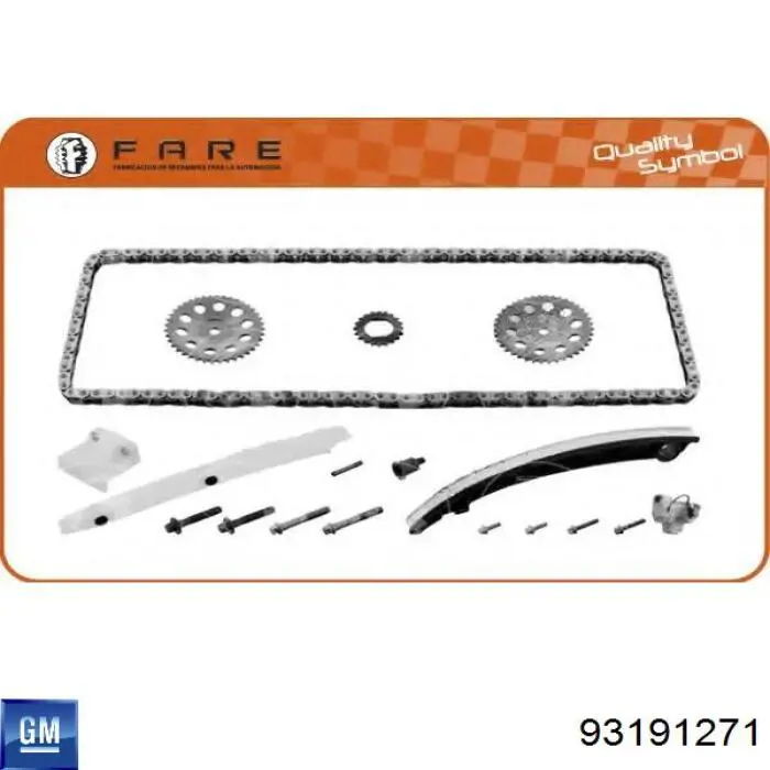 Ланцюг ГРМ, комплект General Motors 93191271 ціна, від 95.35 USD