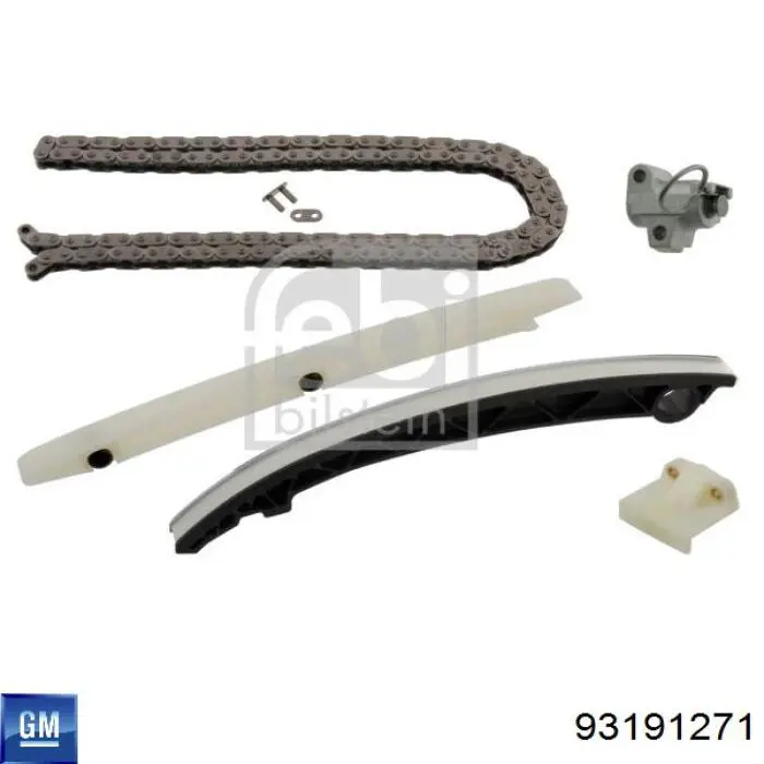 Комплект ланцюга ГРМ 93191271 General Motors