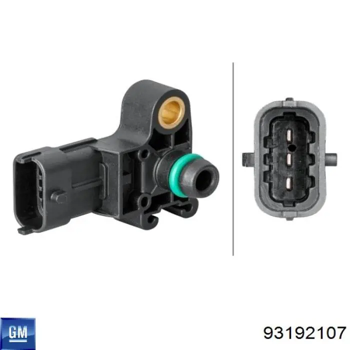 Купити 93192107 General Motors Датчик абсолютного тиску
